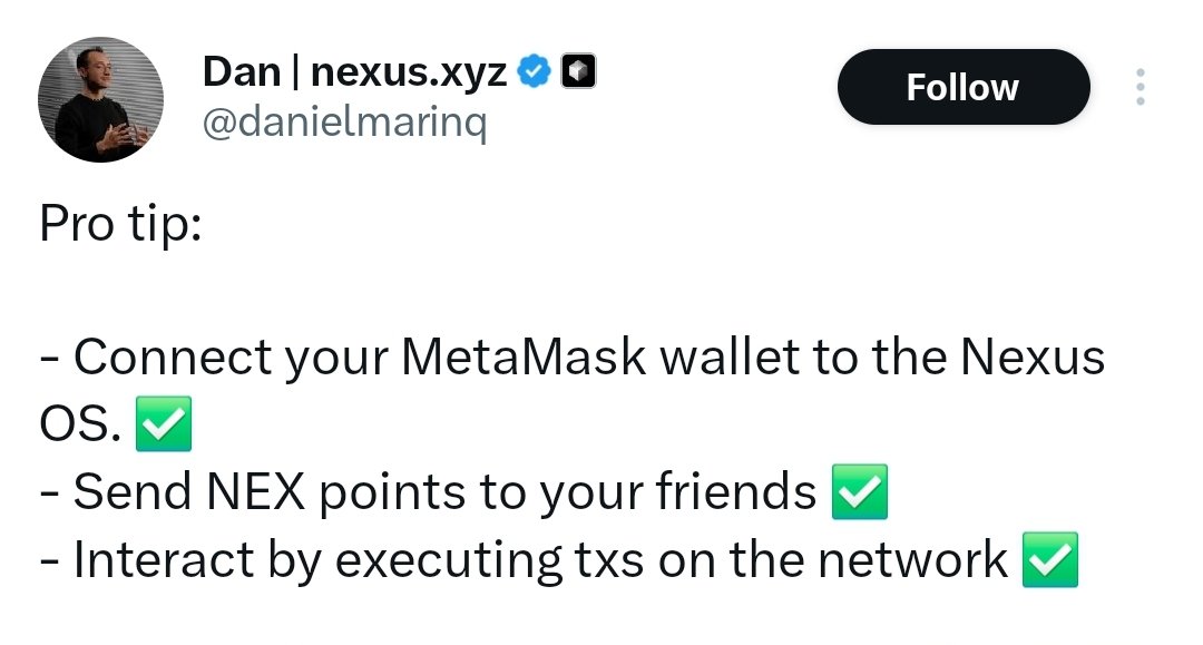 Bellickkruz's tweet image. Do this if you&apos;re farming @NexusLabs

Probably nothing

▪︎ Visit🔗: app.nexus.xyz
  - Go to settings
  - Get your your key phrase from nexus app and import it into MetaMask

▪︎ Visit🔗: hub.nexus.xyz
  - Add to wallet…