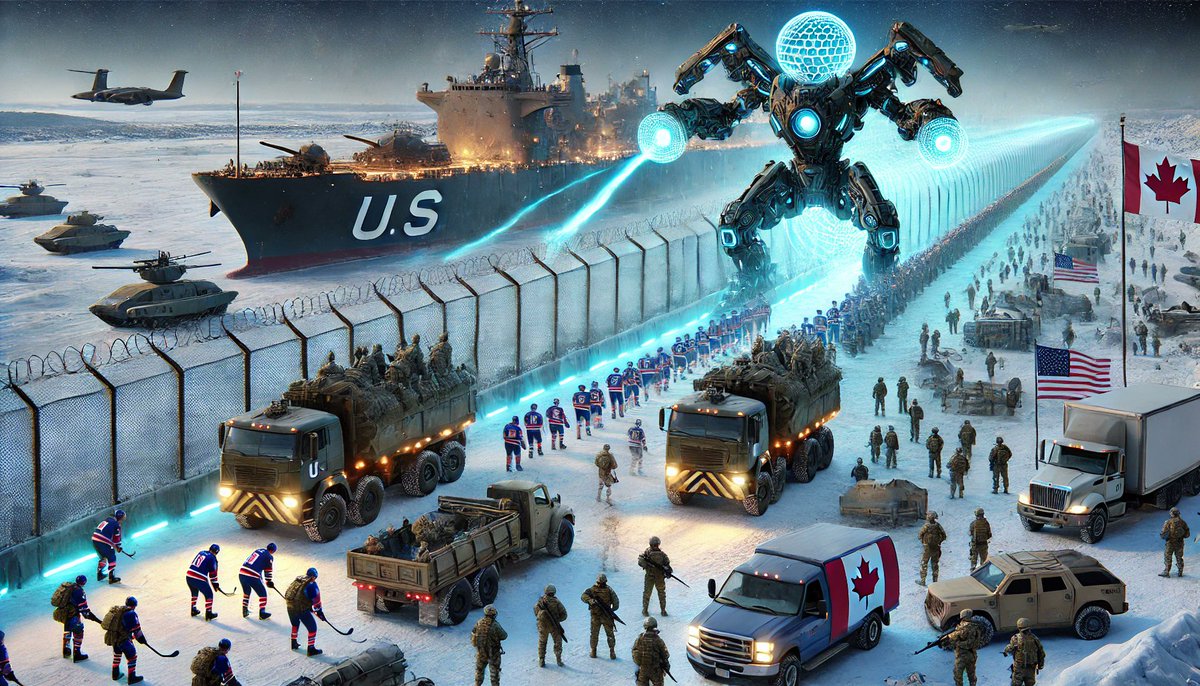 MomentoQuest's tweet image. secretary @PeteHegseth Are the troops ready? Brilliant ruse letting the Canadians think they might actually be better at hockey than us. @elonmusk machines hit some ice, but no worries the people up in #Vancouver think it was an #earthquake. #northpole in 24 hours
