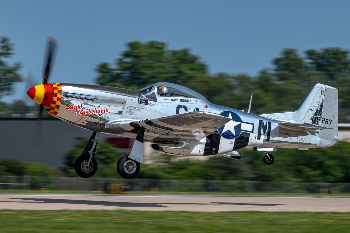What's not to like about this P-51D? 

#oshkosh