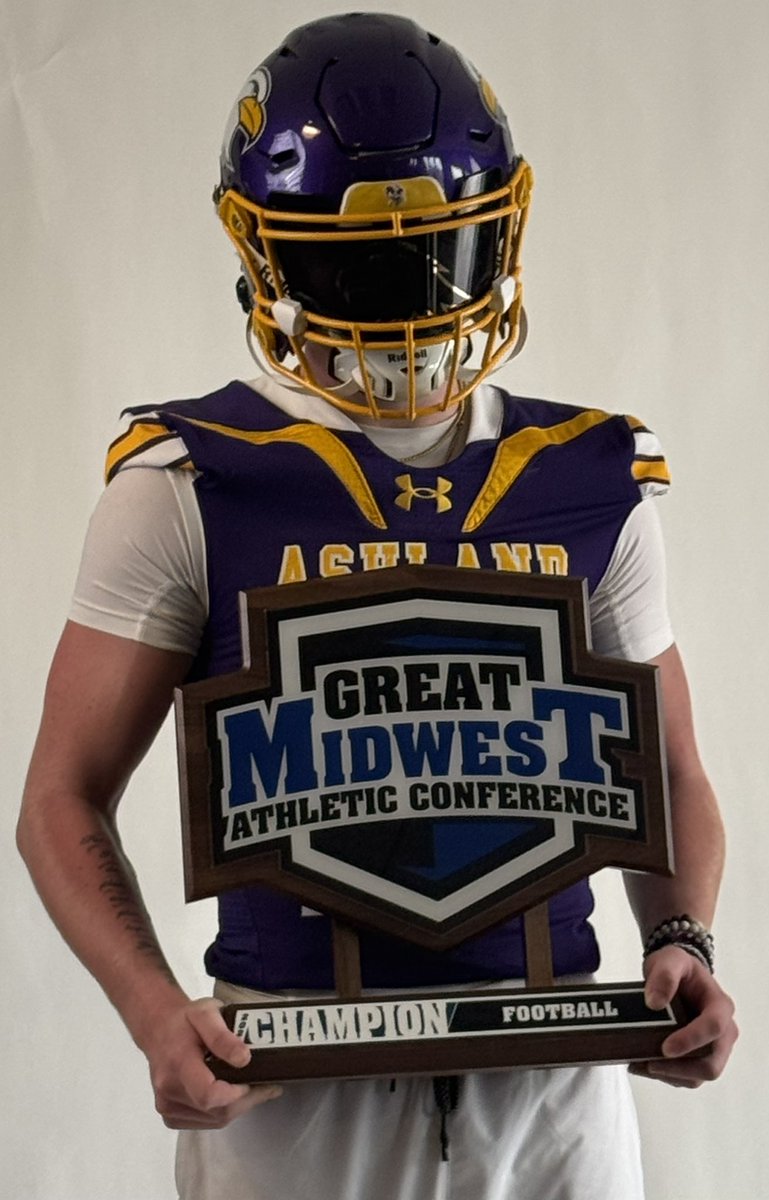 After great conversations with both <a href="/JimCordle63/">Jim Cordle</a> and <a href="/E_Berbari/">Coach Berbari</a>  I am beyond excited and motivated to commit to <a href="/AshlandFB/">Ashland Football</a> .  I can’t wait to get to work.  Thank you to all of my family, friends, coaches and interested teams that supported me.  I am playing college football!!!