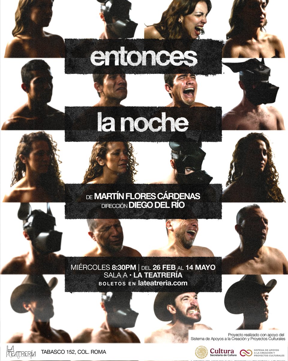 Tuve el placer de charlar con las actrices y productoras <a href="/gabysteck/">Gabriela Steck</a> y Milena Pezzi sobre la puesta en escena "Entonces la noche", dirigida por <a href="/diegoDlRio/">Diego del Río</a>.

Chequen todo lo que me dijeron 👉🏽youtu.be/RRS1khZ5p-U?si…

La obra se estrena el 26 de febrero en <a href="/LaTeatreria/">La Teatrería</a>.