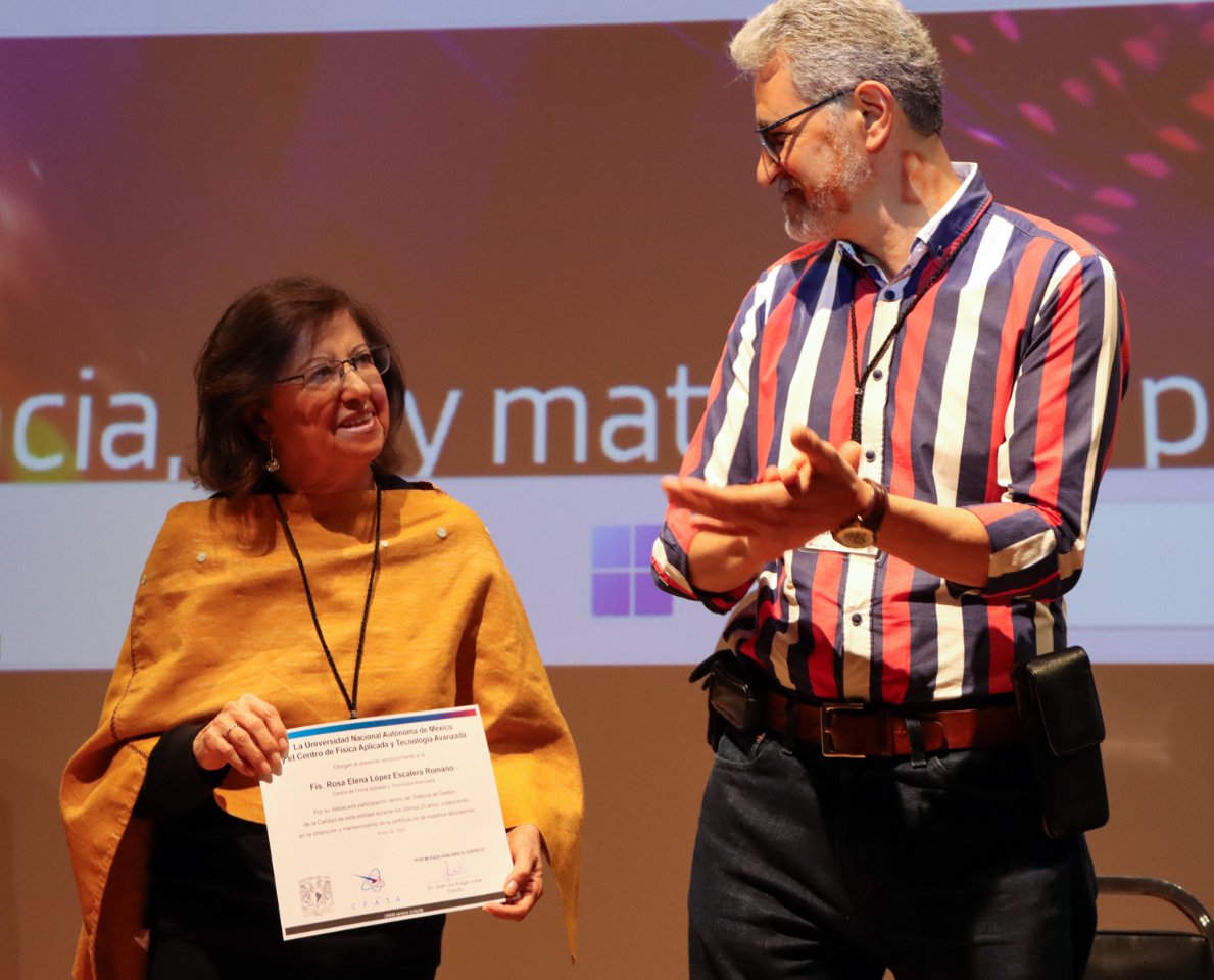 Cfata_Unam's tweet photo. 📰 | Se cumplen 20 años de la Certificación ISO 9001 del @Cfata_Unam - @UNAM_MX -
• El pasado 30 de enero, en el marco del Congreso Interno del #CFATA (CONIN 2025), espacio donde académicos y alumnos comparten y discuten sus trabajos y proyectos de investigación, 👇 https://t.co/BRkWB5Kpvo
