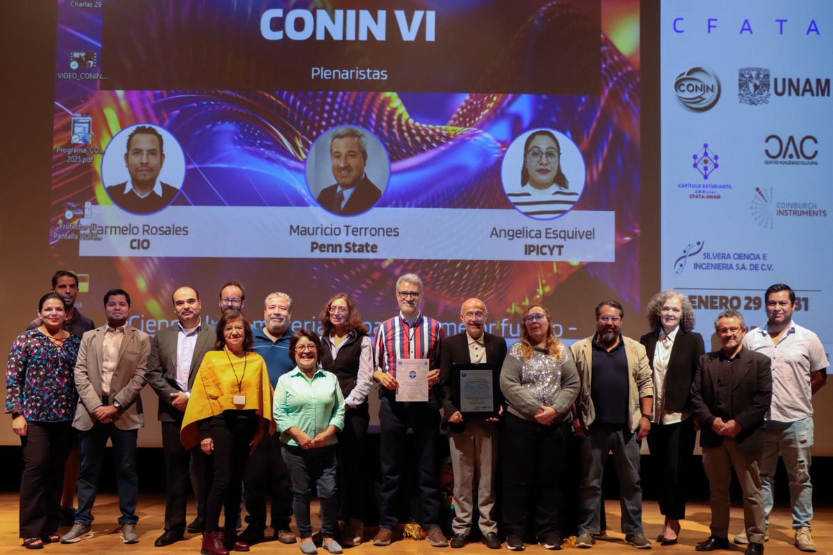 Cfata_Unam's tweet photo. 📰 | Se cumplen 20 años de la Certificación ISO 9001 del @Cfata_Unam - @UNAM_MX -
• El pasado 30 de enero, en el marco del Congreso Interno del #CFATA (CONIN 2025), espacio donde académicos y alumnos comparten y discuten sus trabajos y proyectos de investigación, 👇 https://t.co/BRkWB5Kpvo