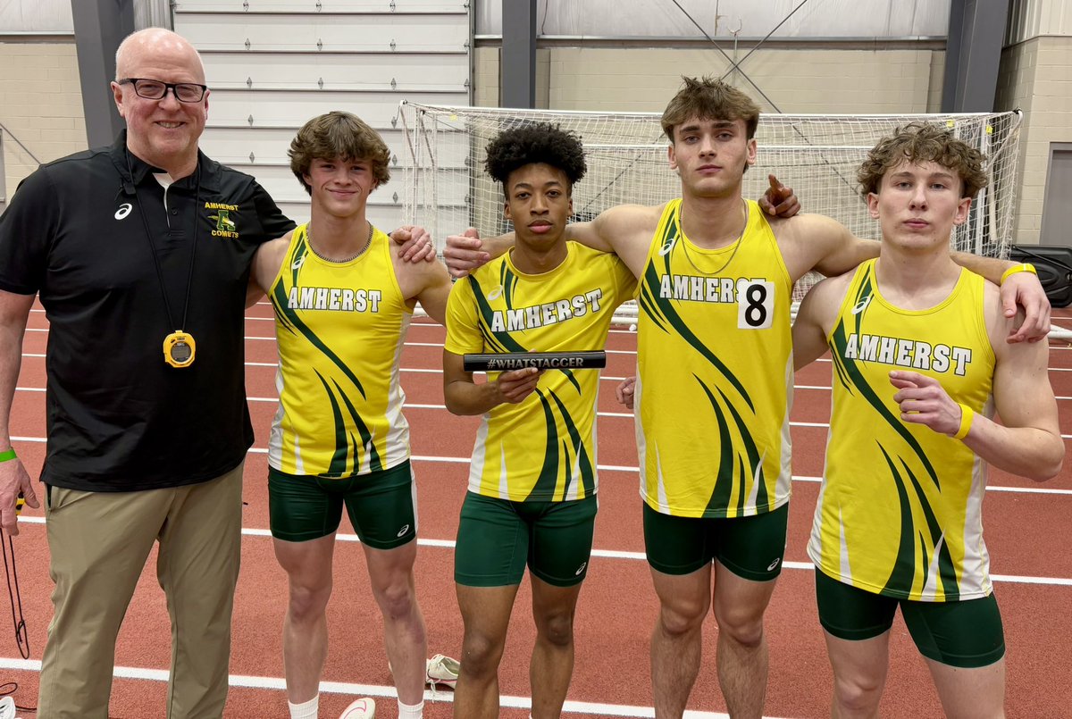 trackcomets's tweet photo. 🚨🚨SCHOOL RECORD ALERT🚨🚨
Carter, Gaige, Austin and Ben break the school record in the 4x200 and also break the AUTOMATIC INDOOR NATIONAL QUALIFIER TIME of 1:30.96!!  GO COMETS!!
#BostonHereWeCome
#BestMeetYet
@ASICSamerica https://t.co/nk1Y2UXJcc