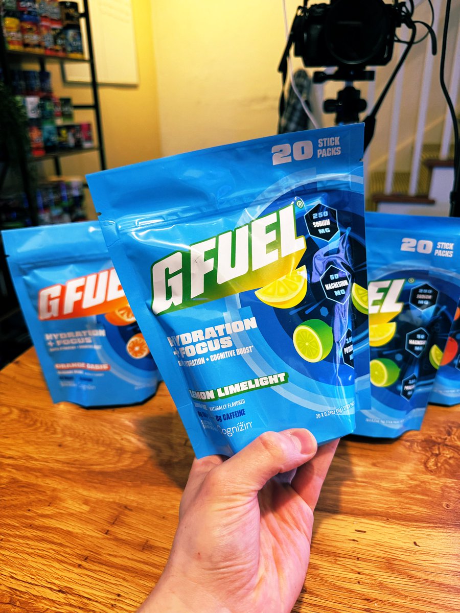 Thank you to GFUEL for the Hydration + Focus restock!

Gonna giveaway a bag of Strawberry Splash and Peach Paradise!

🔴 RT + LIKE to win! 
Be sure to tweet me any code SHOCK uses for extra entries!