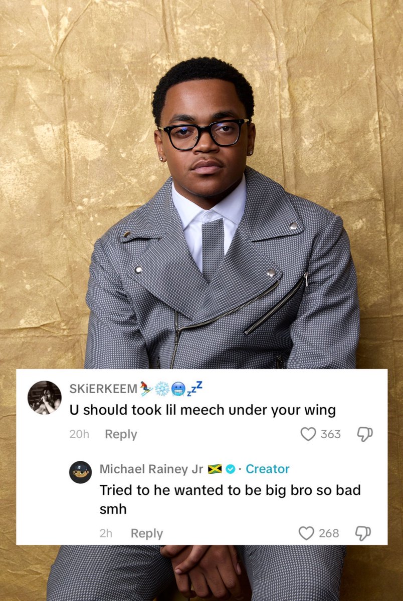 mymixtapez's tweet photo. Michael Rainey Jr speaks on Lil Meech. 👀🤔

📸:Michael Rowe // Getty Images https://t.co/DPMBo3RWYt