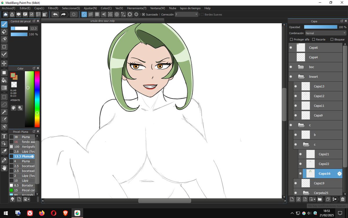 Qué raro se siente comenzar haciendo la cabeza primero xD