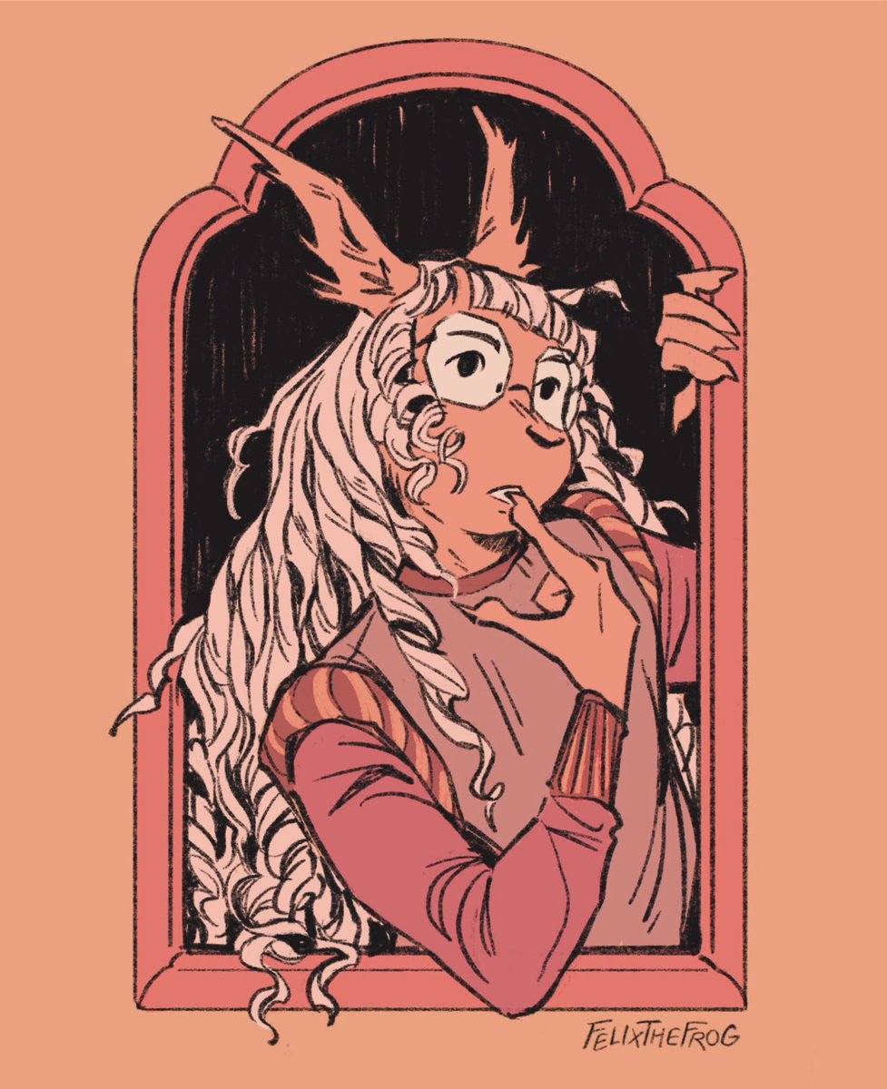 Squirrel at the window 💫
#ocart