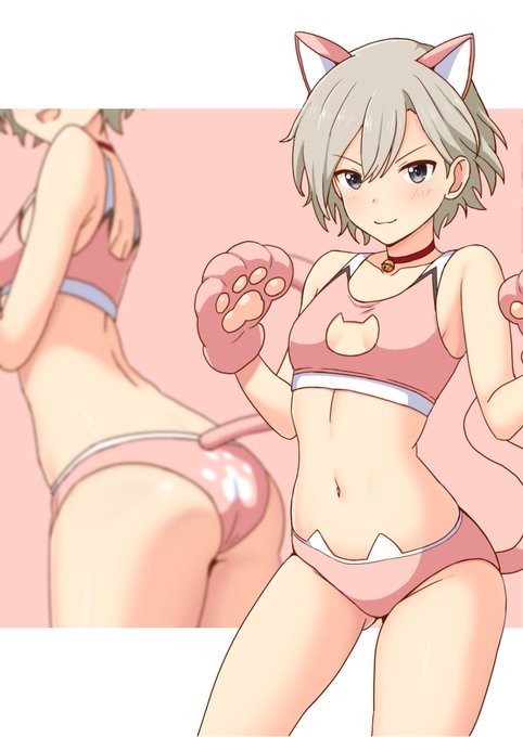 スポーティ猫ランジェリー 