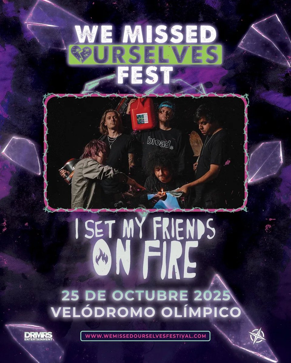tuPUNKCASTfav's tweet photo. Ya salieron los primeros confirmados para el We Missed Ourselves Festival 2025 en el Velódromo Olímpico con Oceans Ate Alaska, I Set My Friends On Fire por 1a. vez en MX y los legendarios Underoath. ⚡
¿Quiénes crees que falten? 🤔🔥 Deja tus apuestas en los comentarios.
#WMOF https://t.co/hW6mFw69JY