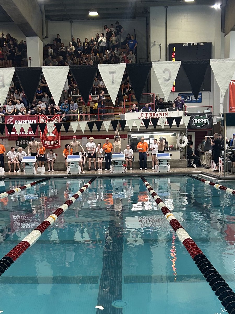 LUKE MIGNERY finishes 10th in the state  in the 100 Freestyle with an amazing swim of 47.03! 💪🏼💪🏼