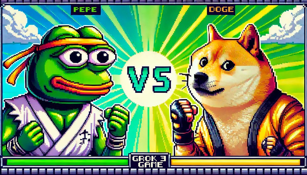 Doge vs Pepe tweet media