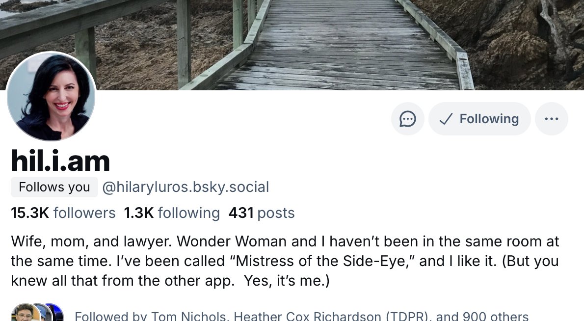 Hey, look! It's <a href="/hilaryluros/">Hil.i.am</a> over on 💙sky!