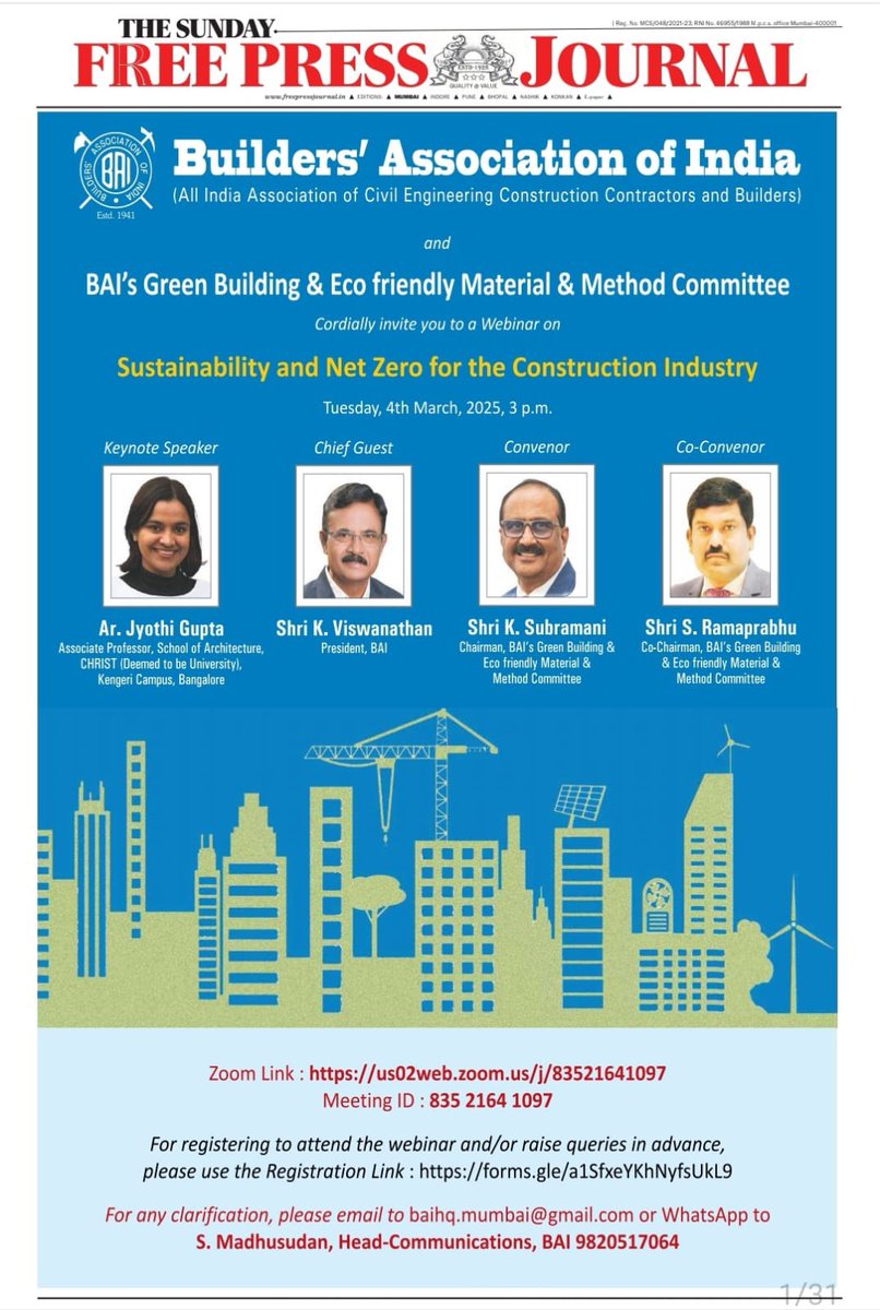 Jyothi Gupta (@jyothigupta) on Twitter photo Session on <a href="/UN_SDG/">UN Sustainable Development Group 🇺🇳</a> <a href="/Sus_MDPI/">Sustainability</a> <a href="/NetZero/">NetZero</a> #sustainable #NetZero #smartcities #Datascience #Geospatial <a href="/BAIMaharashtra/">Builders' Association of India, Maharashtra State</a> <a href="/BAIAhmedabad/">BAI Ahmedabad Centre</a> <a href="/BaiPune/">BAI PUNE</a> <a href="/PresidentBAI/">Rajendra Singh Kamboh, President BAI</a> <a href="/BAINational/">BAINational</a> <a href="/BAIMaharashtra/">Builders' Association of India, Maharashtra State</a> Session on <a href="/UN_SDG/">UN Sustainable Development Group 🇺🇳</a> <a href="/Sus_MDPI/">Sustainability</a> <a href="/NetZero/">NetZero</a> #sustainable #NetZero #smartcities #Datascience #Geospatial <a href="/BAIMaharashtra/">Builders' Association of India, Maharashtra State</a> <a href="/BAIAhmedabad/">BAI Ahmedabad Centre</a> <a href="/BaiPune/">BAI PUNE</a> <a href="/PresidentBAI/">Rajendra Singh Kamboh, President BAI</a> <a href="/BAINational/">BAINational</a> <a href="/BAIMaharashtra/">Builders' Association of India, Maharashtra State</a>