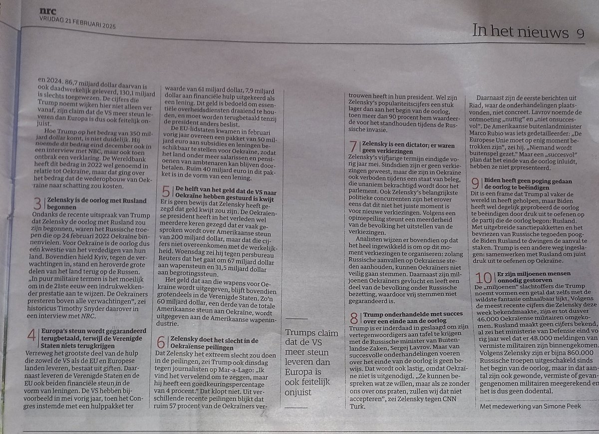 Als je maar voortdurend en massaal herhaalt wat je zegt, gaat iedereen het op den duur geloven: