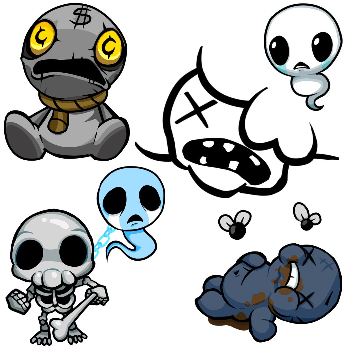 martinxd165_'s tweet photo. dibujoos rápidos que hice de personajes de the binding of Isaac, quizás se vean medio raros porque los dibuje de mi nuevo celular yy me estaba acostumbrado a la pantalla jdkdj 🦦 #thebindingofisaac #drawings https://t.co/VnM6DJ7Jfs