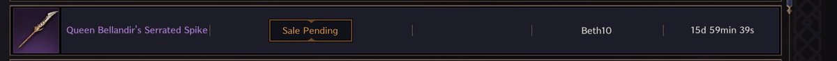 AlexBettini94's tweet photo. @TLGameStatus after this update the spear of queen bellandir is still not saleable :( @TLGameStatus @playtlgame https://t.co/08szJhSCyQ