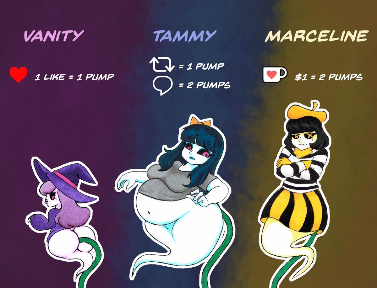 "Since it's our host's birthday, we decided to prepare a special episode where you- the audience can pump the ghosts up! Who will get the biggest? Will they pop?
Feel free to ask them questions and see them grow.
Let's begin, shall we?"
Part 1 of inflation drive. Ko-fi link below