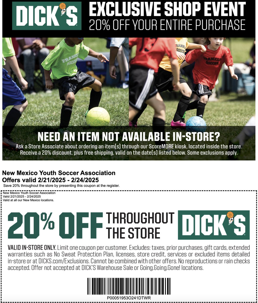 NM Youth Soccer tweet media
