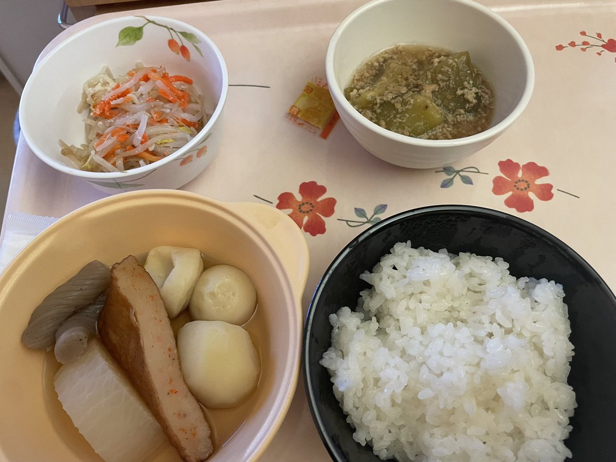 入院11日目朝食/昼食/夕食