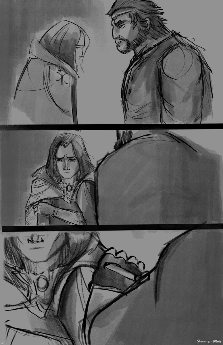 Head cannon comic that Cait does see Vi in her pit fighting era | Cue Cait being the one to make amends with Loris and ask him to look after Vi 🥊 Part 2 of 3 💥 #Caitvi #caitviweek2025 #arcane