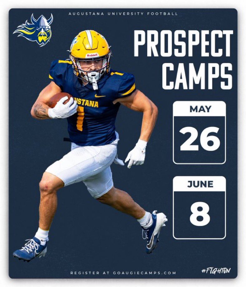 Thank you for the invite! <a href="/CoachBKearsley/">Brayden Kearsley</a> <a href="/AugieFB/">Augustana Football</a>