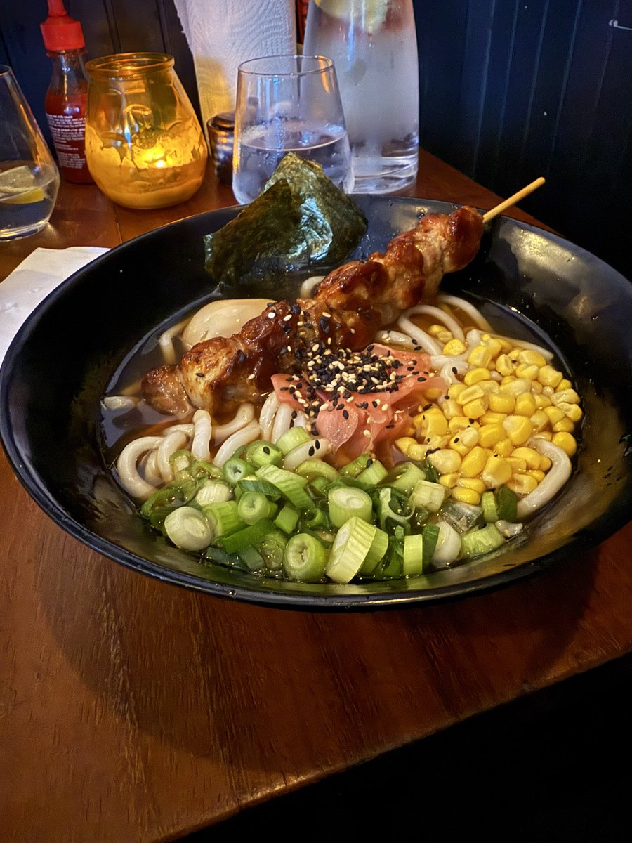 Phil_miskey's tweet image. Nothing hits harder than a soy egg in udon ramen 🍜