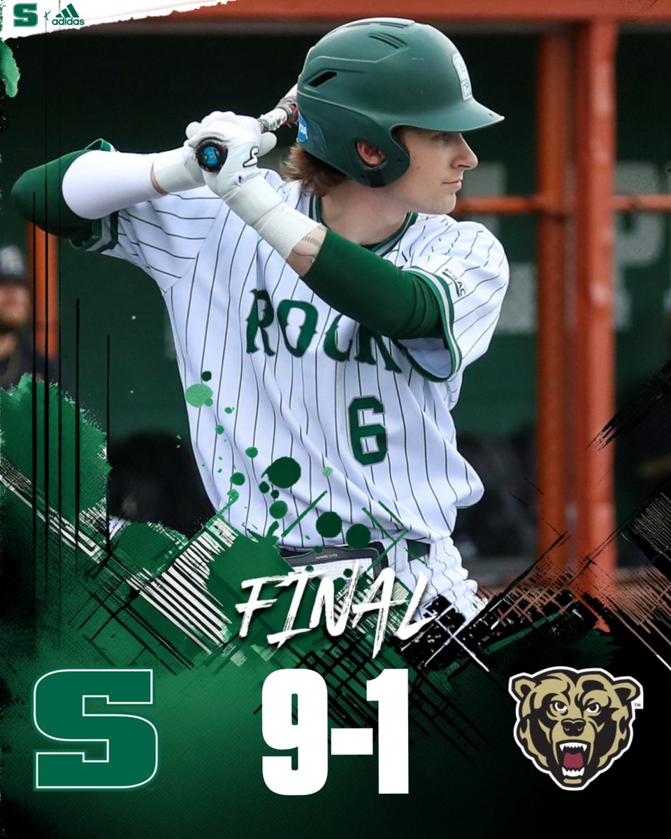 BASE: ROCK WINS! Slippery Rock opens the 2025 season in impressive fashion with a 9-1 victory against Kutztown. A few unofficial stats ⬇️  

Tyler Cerame: 2-3, 3 Runs, 1 HR, 2 RBI
Michael Kitko: 1-3, 3 RBI
Gage Gillott (1-0): 5 IP, 6 K, 3 Hits, 1 ER