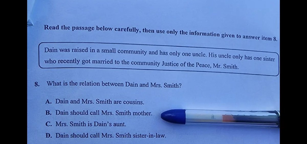 SbShariek's tweet photo. I'm sorry for these kids taking PEP. Honestly, I would have gotten this wrong if I were still a child. https://t.co/jL5XXopPL8
