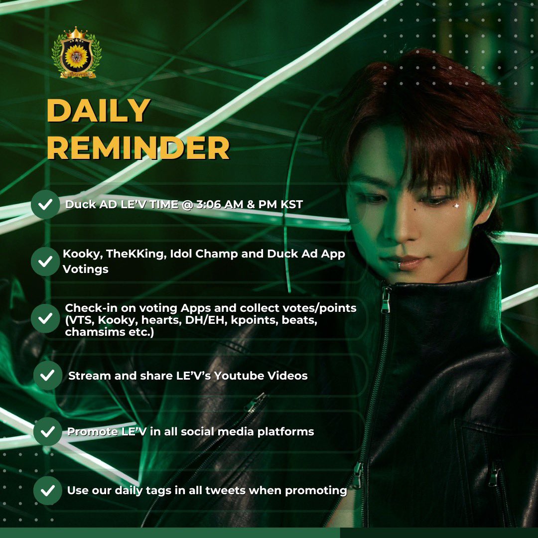 sunflowerville_'s tweet photo. 📢
[DAILY REMINDER]

Another day, another reminder to every #LEVELs!  💛 🤍

#LEV #레비 #レビ #WANGZIHAO #王子浩  #왕즈하오 #ワンズハオ #AllForLEV
@LEV_Official_ @LEV_OFFICIAL_JP https://t.co/NBTQx0oCrD