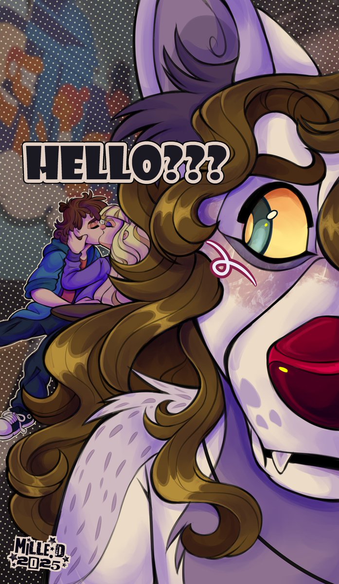 MilleDPurple's tweet image. Should I tell them or...? 😳
#meme #dipcifica #fursona