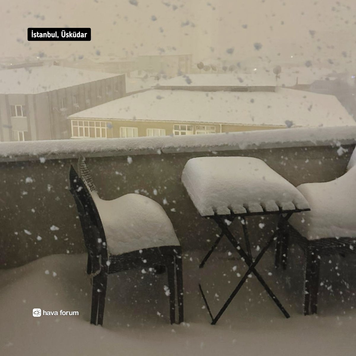 İstanbul, Üsküdar Libadiye Anlık 
👇🏻❄️👀
#AltayKarFırtınası