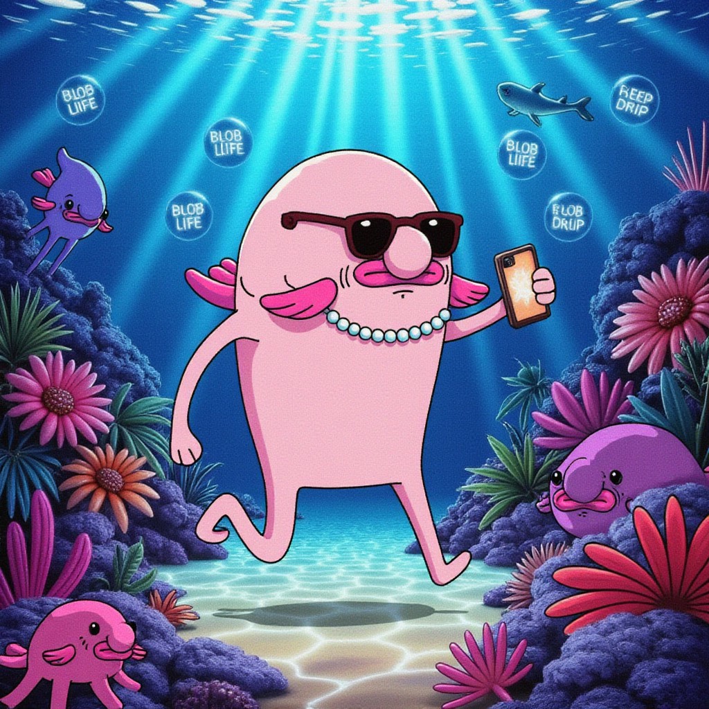 Elizabeth11nd2's tweet photo. "Just a blobfish living my best #DeepSeaDrip life ๐โจ Remember, beauty is in the eye of the beholder... and the pressure of the ocean! Stay squishy, stay fabulous. #BlobLife ๐๐"
โ Your friendly neighborhood underwater influencer ๐ฆ๐ธ
@BlubBlobCoin https://t.co/OrETrq7K2j