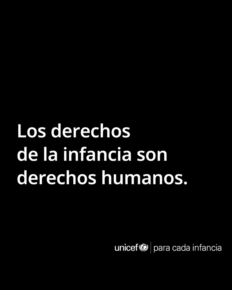 Los derechos de la infancia son derechos humanos.

Sin embargo, hoy en día, en demasiados lugares del mundo, los derechos de la infancia están siendo atacados.

🔊🔄 Súmate al llamado de <a href="/unicefenespanol/">UNICEF en español</a> por la paz y un futuro donde cada niña y cada niño viva su infancia de forma