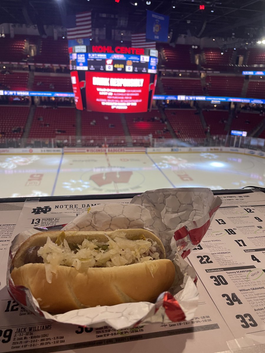 Brian Posick (@brian_posick) on Twitter photo Game 33 <a href="/BadgerMHockey/">Wisconsin Hockey</a> vs. <a href="/NDHockey/">Notre Dame Hockey</a> 7:00/7:30 <a href="/Learfield/">LEARFIELD</a> <a href="/1310WIBA/">1310 WIBA</a> <a href="/TheGameMKE/">97.3 The Game</a> <a href="/varsitynetwrk/">Varsity Network</a> #23 #21 #bratbuster Game 33 <a href="/BadgerMHockey/">Wisconsin Hockey</a> vs. <a href="/NDHockey/">Notre Dame Hockey</a> 7:00/7:30 <a href="/Learfield/">LEARFIELD</a> <a href="/1310WIBA/">1310 WIBA</a> <a href="/TheGameMKE/">97.3 The Game</a> <a href="/varsitynetwrk/">Varsity Network</a> #23 #21 #bratbuster