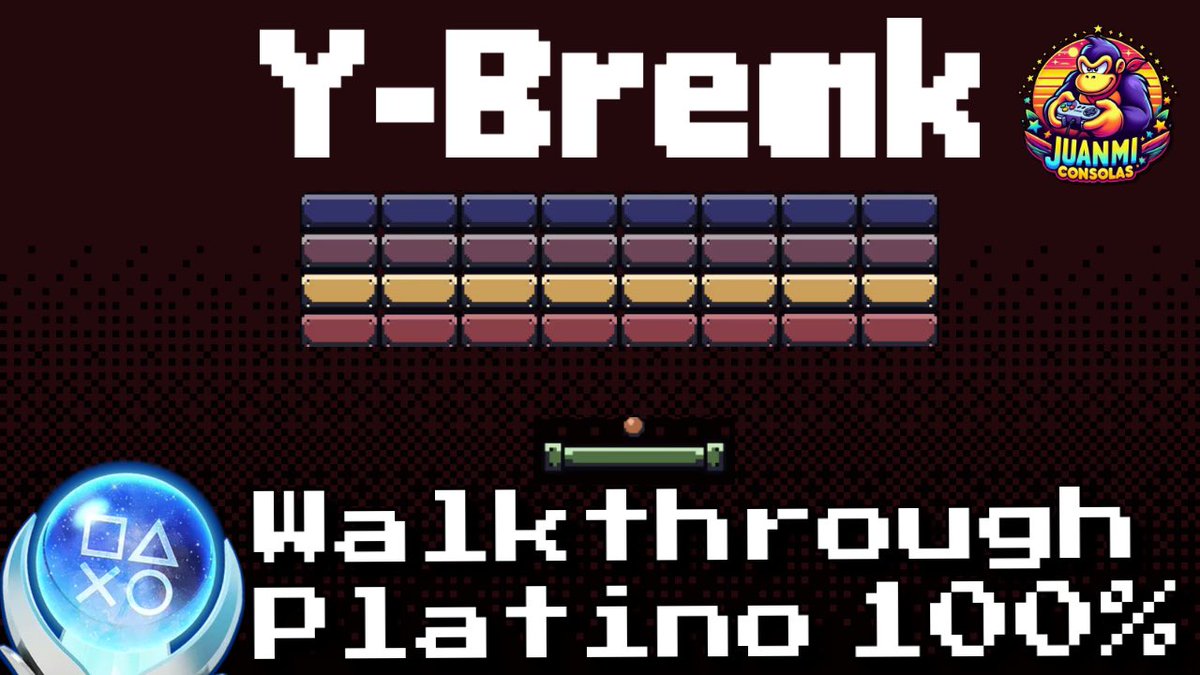 JuanmiConsolas's tweet photo. Aquí os dejo una #guia para el #platino del nuevo #juego Y-Break de @yzo_studio que sale el día 25 y tiene #trofeos muy locos!
Espero que lo disfrutéis tanto como yo
⬇️⬇️⬇️
https://t.co/f9v9WR40xn
⬆️⬆️⬆️
#PlayStation #ps4 #ps5 #PSNetwork #break #ybreak https://t.co/nZoMxe679m