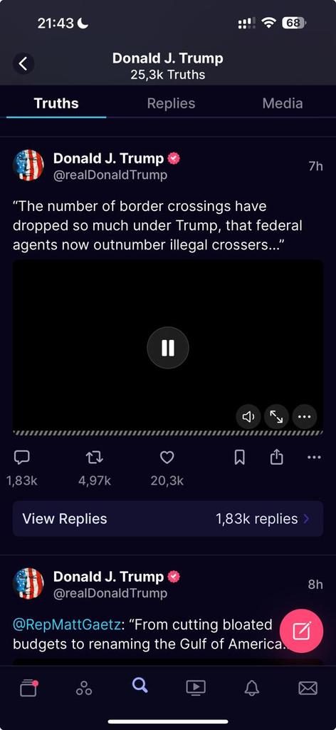 Entendam o tamanho da merda: Alexandre de Moraes derrubou os vídeos do presidente dos Estados Unidos na América na sua própria plataforma. Isso acontece porque o Truth Social usa o Rumble como ferramenta de tecnologia para os seus vídeos. Isso vai feder demais...