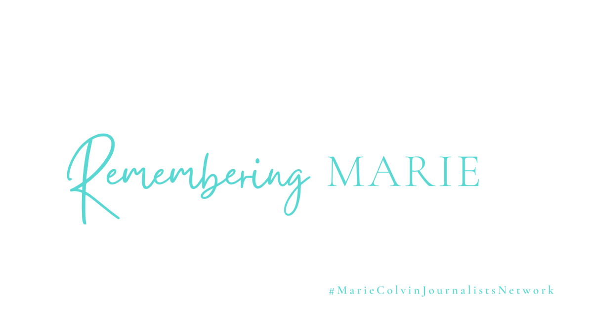 MarieColvinNet's tweet image. Today marks the 13th anniversary of #MarieColvin&apos;s killing in Homs, #Syria, by Assad&apos;s regime. 

#MCJN was established in her memory to support women journalists in the region. 🤍

Support our work here:
🔗mariecolvinnetwork.org
✔️paypal.com/donate/?hosted…

#RememberingMarie🕊️