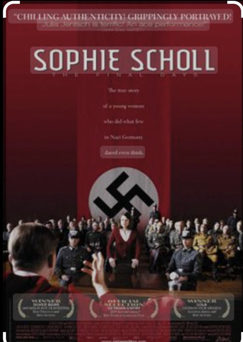 Remember Sophie Scholl, Hans Scholl, Christoph Probst, courageous, defiant leaders of the  White Rose resistance against the Nazis, killed #OTD in 1943.
Incredibly brave to the end.
They will always inspire.
<a href="/AntiRacismDay/">Stand Up To Racism</a> <a href="/Searchlight_mag/">@Searchlightmagazine</a> <a href="/LouiseRawAuthor/">Dr Louise Raw</a>