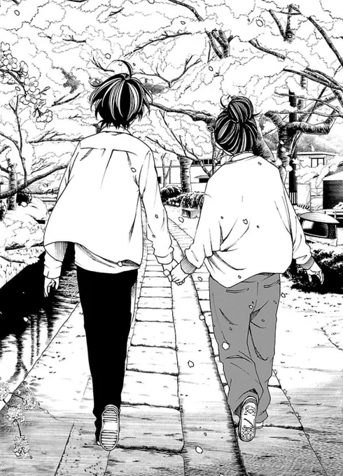もうすぐ春ですね
『#古都こと 』という漫画がありまして、恋愛偏差値の低い京都の大学生のお話で、男目線、女目線でそれぞれ全3巻。
すれ違いのスタートから、同じこのシーンにたどり着く物語です
春にぜひ 