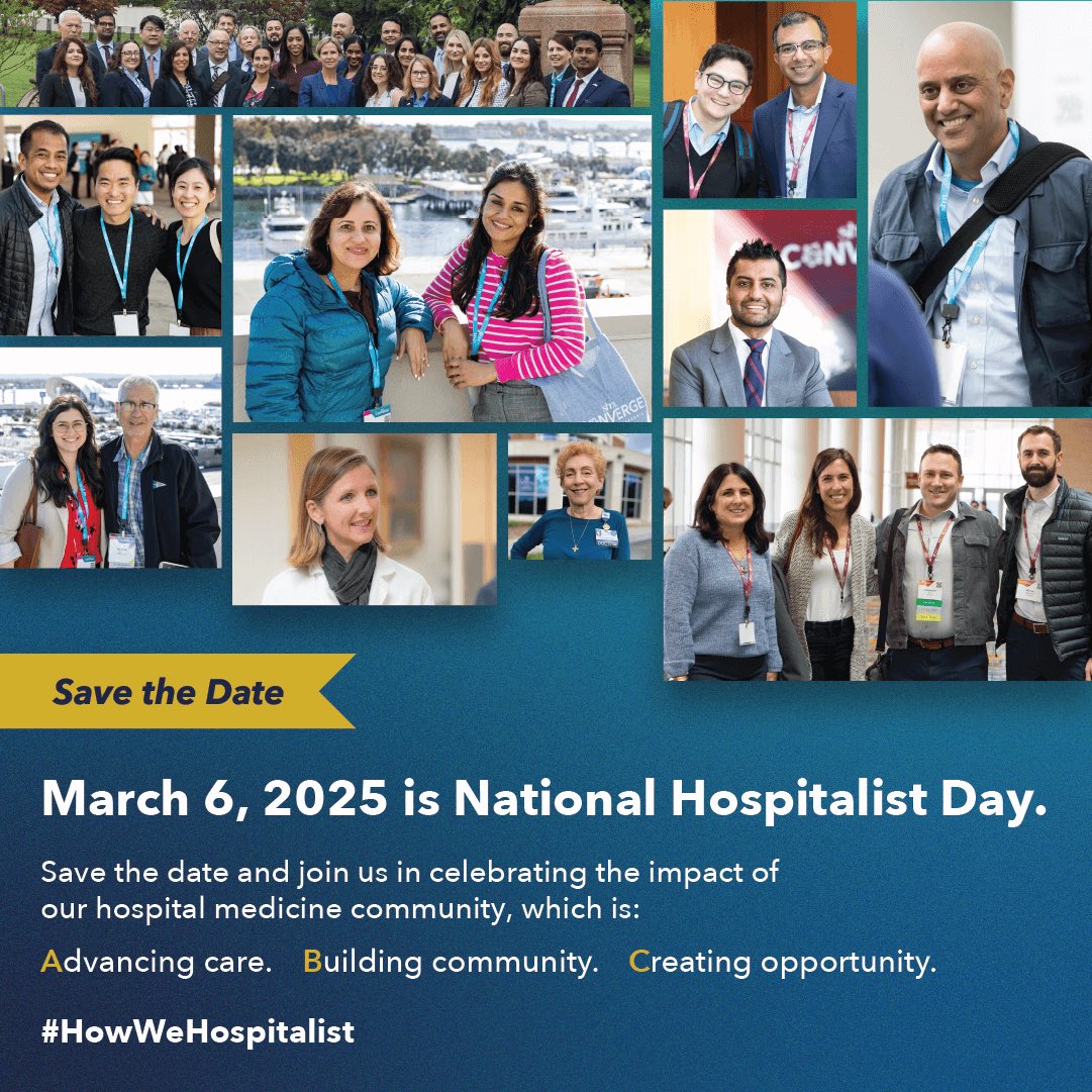 Save the date! #howwehospitalist