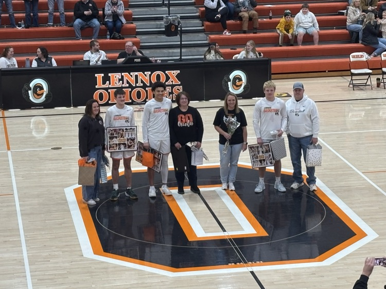 It's Senior Night at LHS for our boys basketball players: Boston Katzer, Layton Smith, and Cade Shepard.