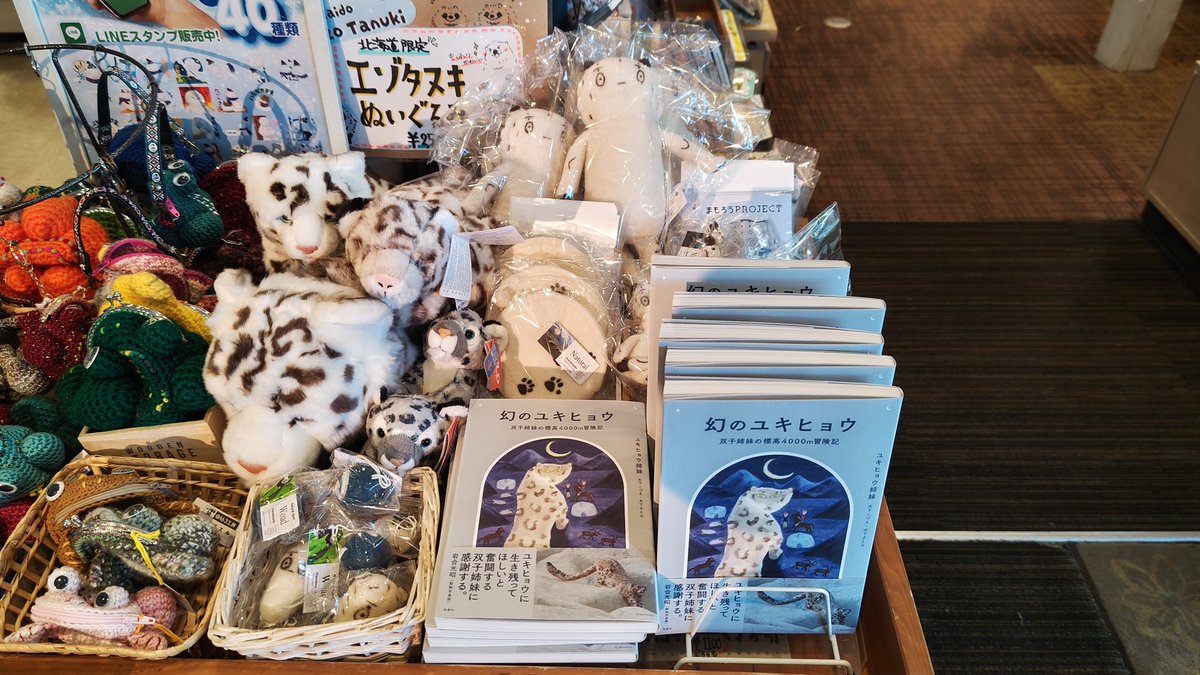 本日、#ユキヒョウ についてのイベントが開催！セミナーの申し込みは終わってしまいましたが、講師の一人である木下こづえさんが書かれた本を販売しています😌終了後には動物科学館ホールでサイン会も行われます✨
ユキヒョウとその環境などに目を向けるきっかけになると嬉しいです。
#円山動物園