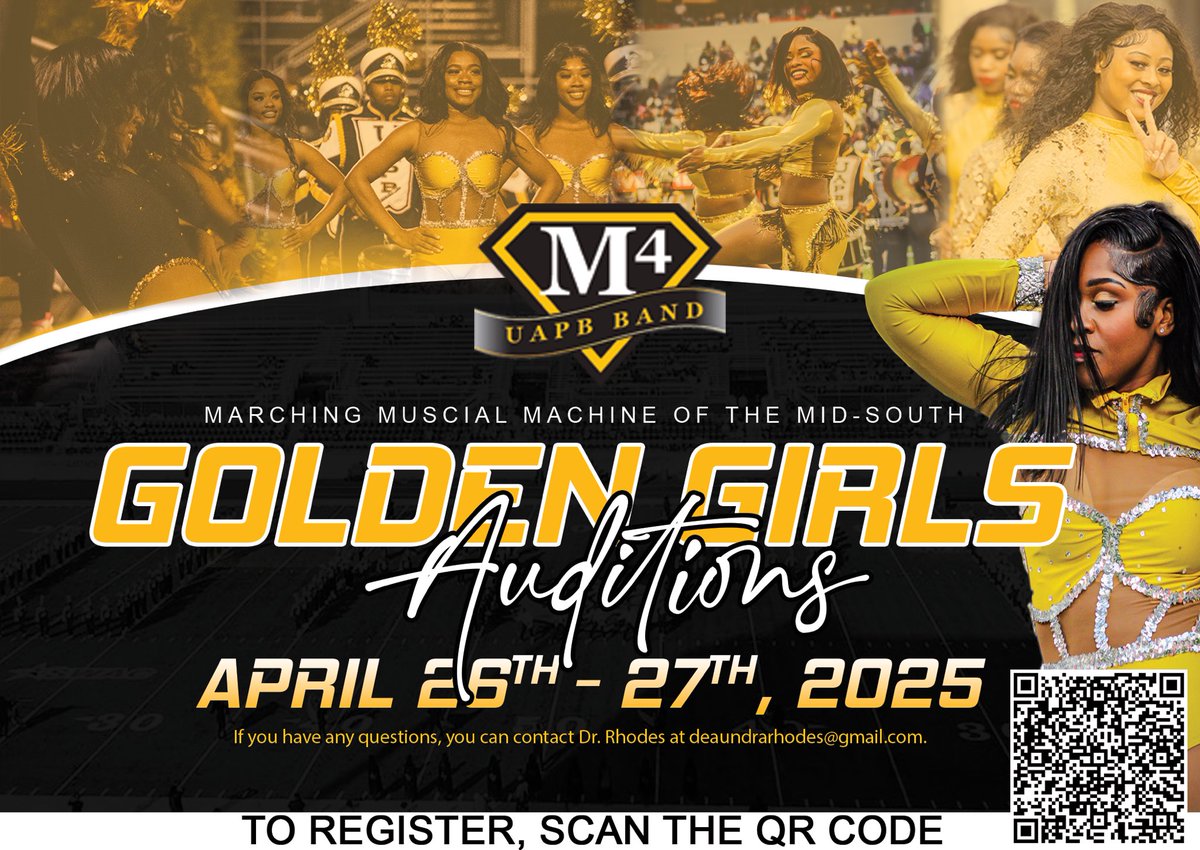 The best dance team in the #SWAC is looking for new talent… Do you have what it takes? 👀 #UAPBBand #M4GG #UAPB