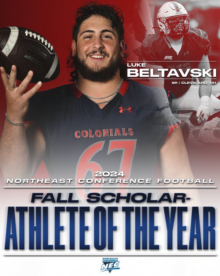 Chris King (@chriskingad) on Twitter photo AWESOME to recognize <a href="/LukeBeltavski67/">Luke Beltavski</a> at tonight's <a href="/RMUMBasketball/">RMU Basketball</a> game on being named the <a href="/NECFootball/">NEC Football</a> Fall Scholar Athlete of the Year!!! #NECFB ๐ต๐๐ด AWESOME to recognize <a href="/LukeBeltavski67/">Luke Beltavski</a> at tonight's <a href="/RMUMBasketball/">RMU Basketball</a> game on being named the <a href="/NECFootball/">NEC Football</a> Fall Scholar Athlete of the Year!!! #NECFB ๐ต๐๐ด