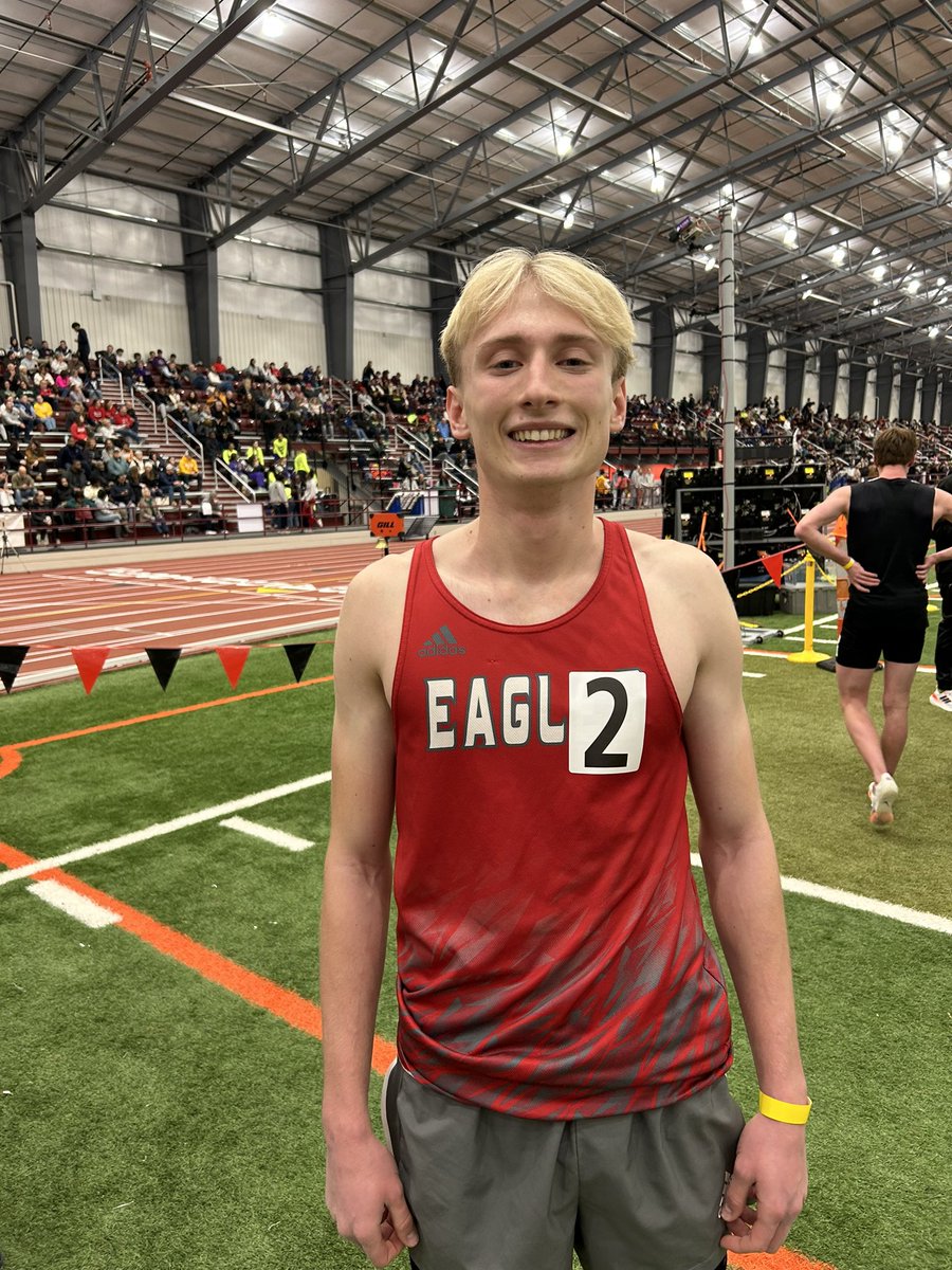 New School Indoor Record. Donnie G in the 800