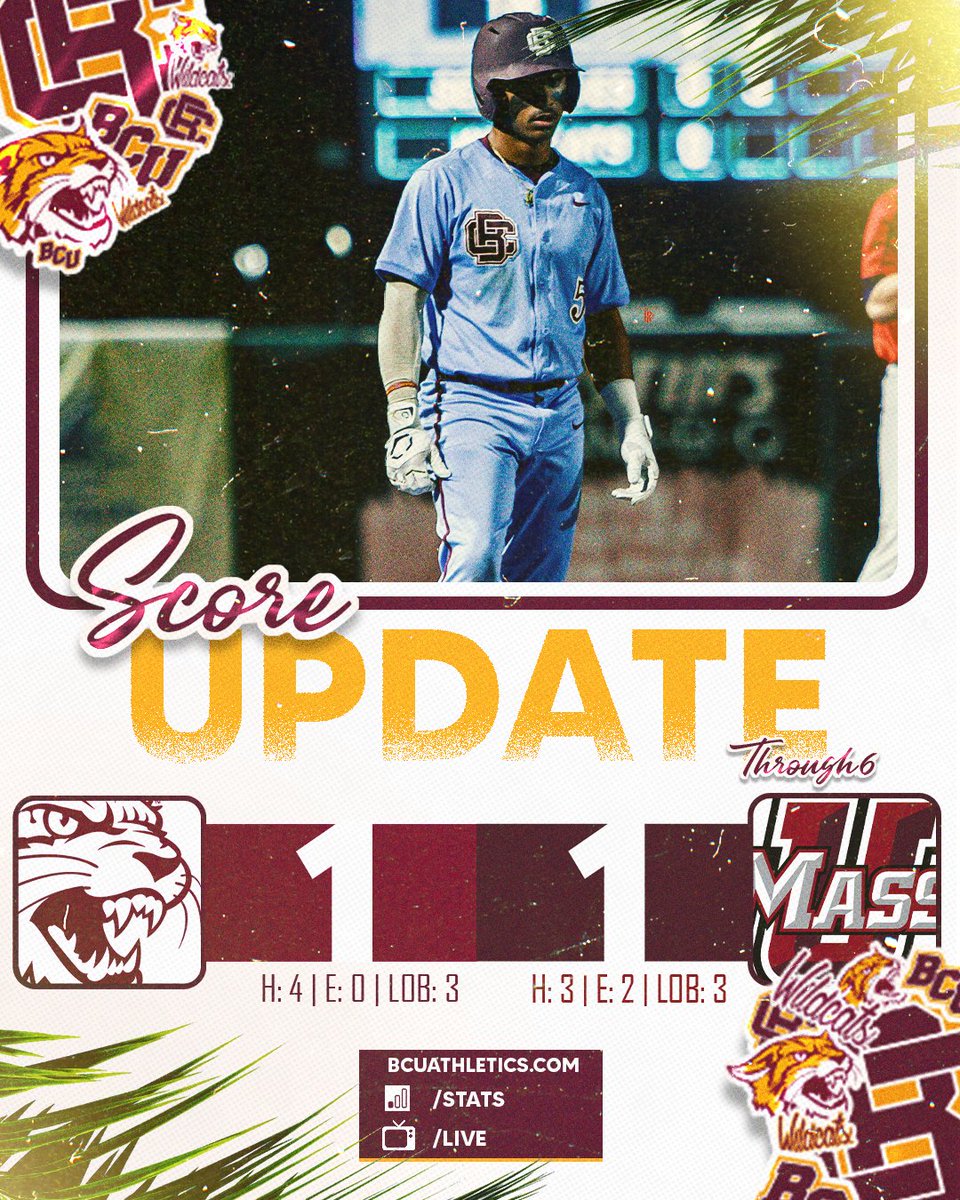 Three more quiet innings and we stay at 1-1.

📺 bit.ly/3XcVscW
📊 bit.ly/4b95bXs

#𝙃𝙖𝙞𝙡𝙒𝙞𝙡𝙙𝙘𝙖𝙩𝙨 | #𝙋𝙧𝙚𝙮𝙏𝙤𝙜𝙚𝙩𝙝𝙚𝙧