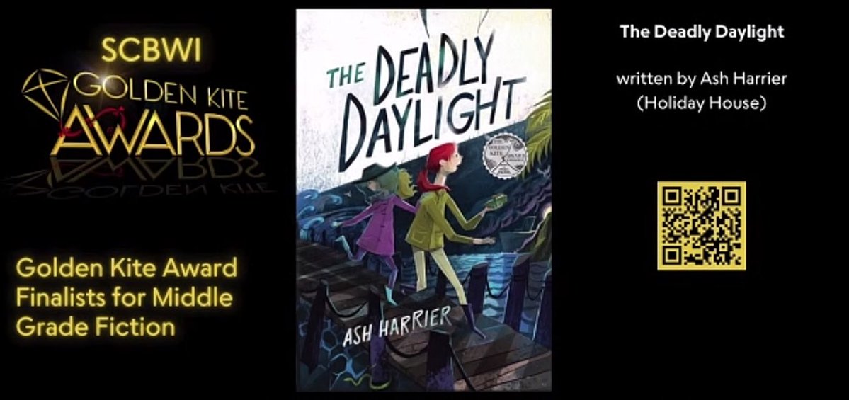 Wow crazy night🤩

"Young readers get not only a brilliant mystery &amp; a gang of quirky detectives but captivating, first-rate sentences that remind us books have always been &amp; will continue to be one-of-a-kind treasures" Matthew Ross Smith, judge #scbwigk25 #middlegradebook