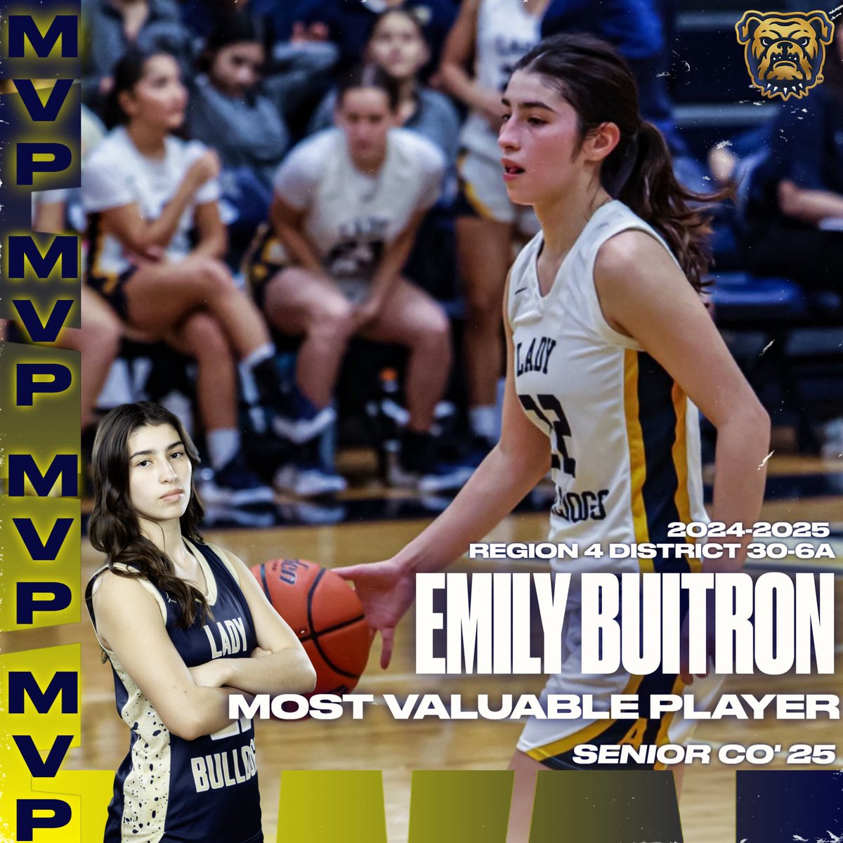 MVP🏆 MVP🏆 MVP🏆 MVP🏆 MVP🏆
                     -District 30-6A-

<a href="/UIWWBB/">UIW Women's Basketball</a> <a href="/StMUwbb/">St. Mary's Women's Basketball</a> <a href="/TAMUSanAntonio/">Texas A&M University-San Antonio</a> <a href="/CTXWBB/">Concordia University Texas Women’s Basketball</a> <a href="/LCUWomensBball/">Lubbock Christian University Women's Basketball</a> <a href="/SEUWBasketball/">St. Edward's Women's Basketball</a> <a href="/UTDALLAS_WBB/">UT Dallas Women's Basketball</a> <a href="/UTTylerWBB/">UT Tyler Women's Basketball</a> <a href="/TAMIUWBB/">TAMIU Women's Hoops</a> <a href="/Belle_Hoops/">Angelo State Women’s Basketball</a> <a href="/WTAMU_WBB/">Lady Buff Basketball</a>

#Classof25
#ShootingGuard
#RecruitTheDawgPound
#Uncommitted 
#Recruiting