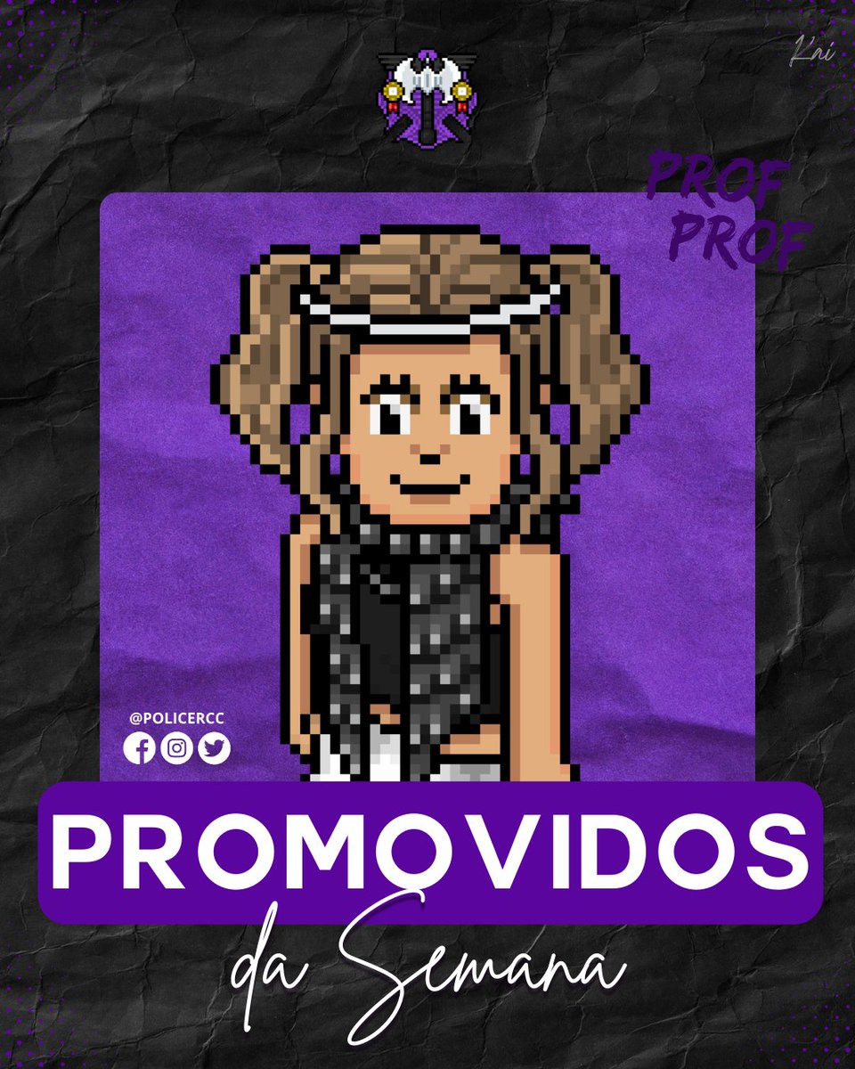 PoliceRCC's tweet image. Ensinar é construir o futuro, e vocês provaram que fazem isso com excelência! 😆

Os promovidos do PROF demonstraram dedicação e comprometimento, alcançando mais um nível em sua jornada. 

Parabéns por essa conquista! 💜

#PoliceRCC #HabboHotel #RCCéVocê